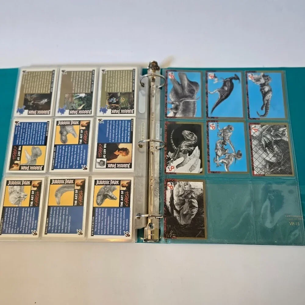 VTG 1993 Topps Jurassic Park Complete Set 1-88 w/Sticker Puzzle